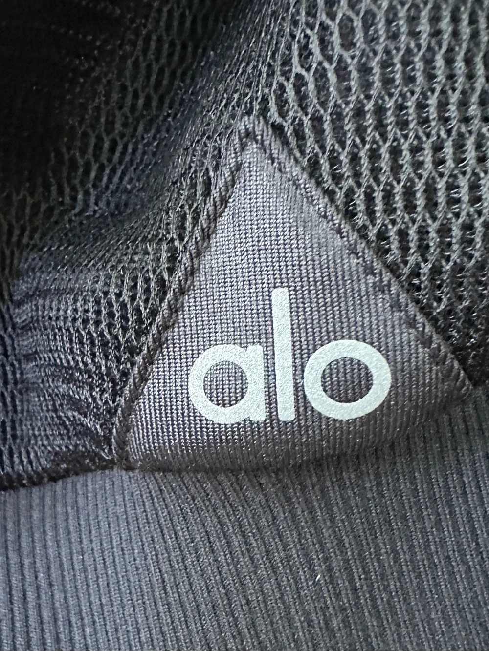 Alo Yoga Field Jacket Oversized Mesh Bomber in Black - Size XS
